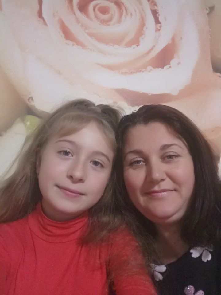 Никитченко Юля, 6 А класс и её мама Наташа