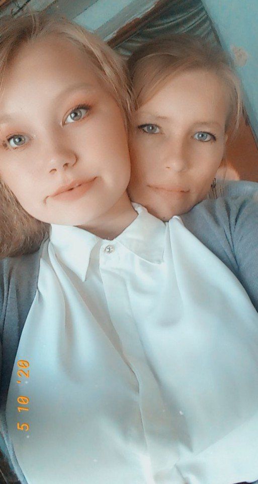 Тарасенко Наталья и её мама Светлана Константиновна 9 класс